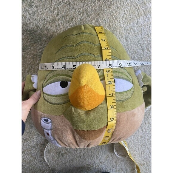 Angry Birds Star Wars Yoda Jedi Master Stuffed Plush Pillow Green Large 12" Gift - Picture 5 of 5